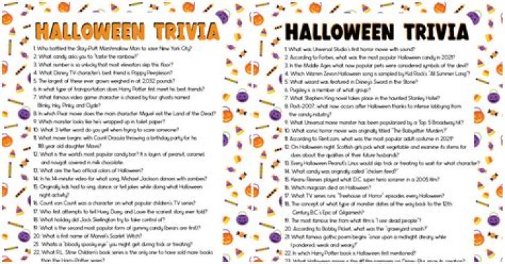 32 Fun Halloween Trivia Questions & Answers for Adults and Kids