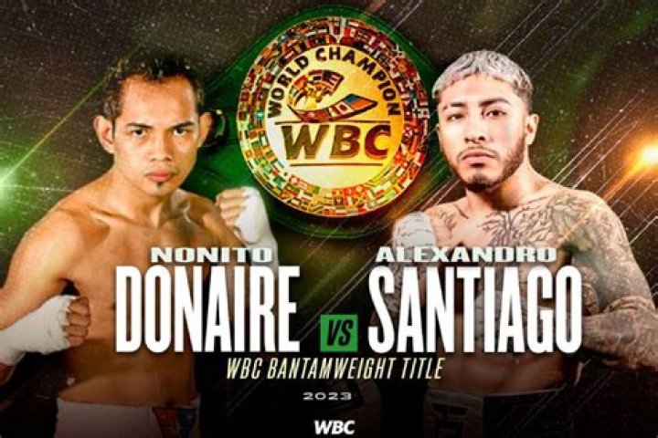 Alejandro Santiago outpoints Nonito Donaire, wins vacant WBC bantamweight title