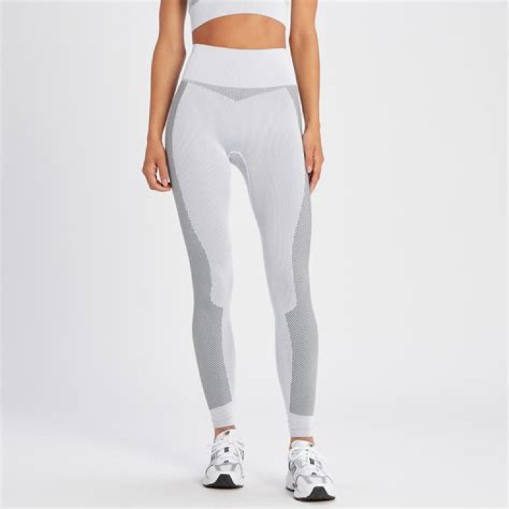 Buy Women's Contrast Seamless Leggings | White