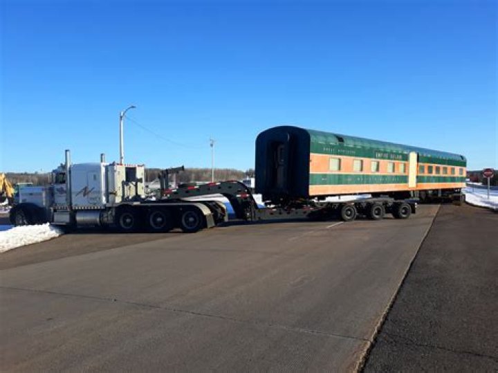 Classic Great Northern Railway Ranch Car moves to Wisconsin Great Northern Railroad