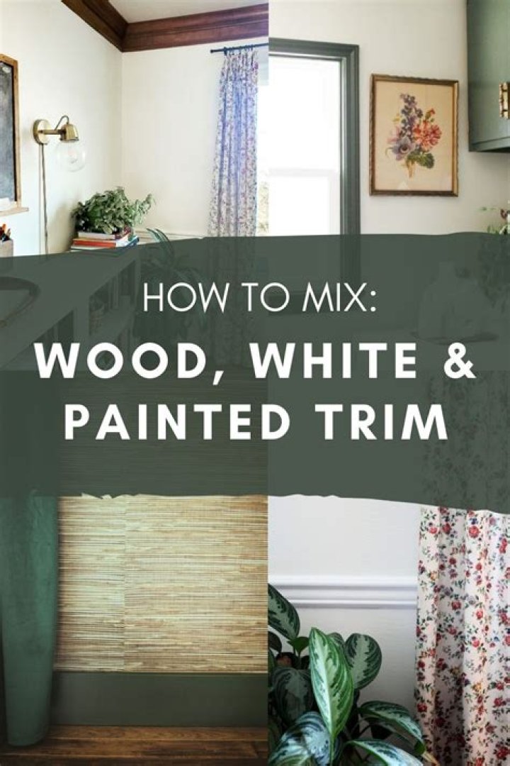 Combining Stained and Painted Trim