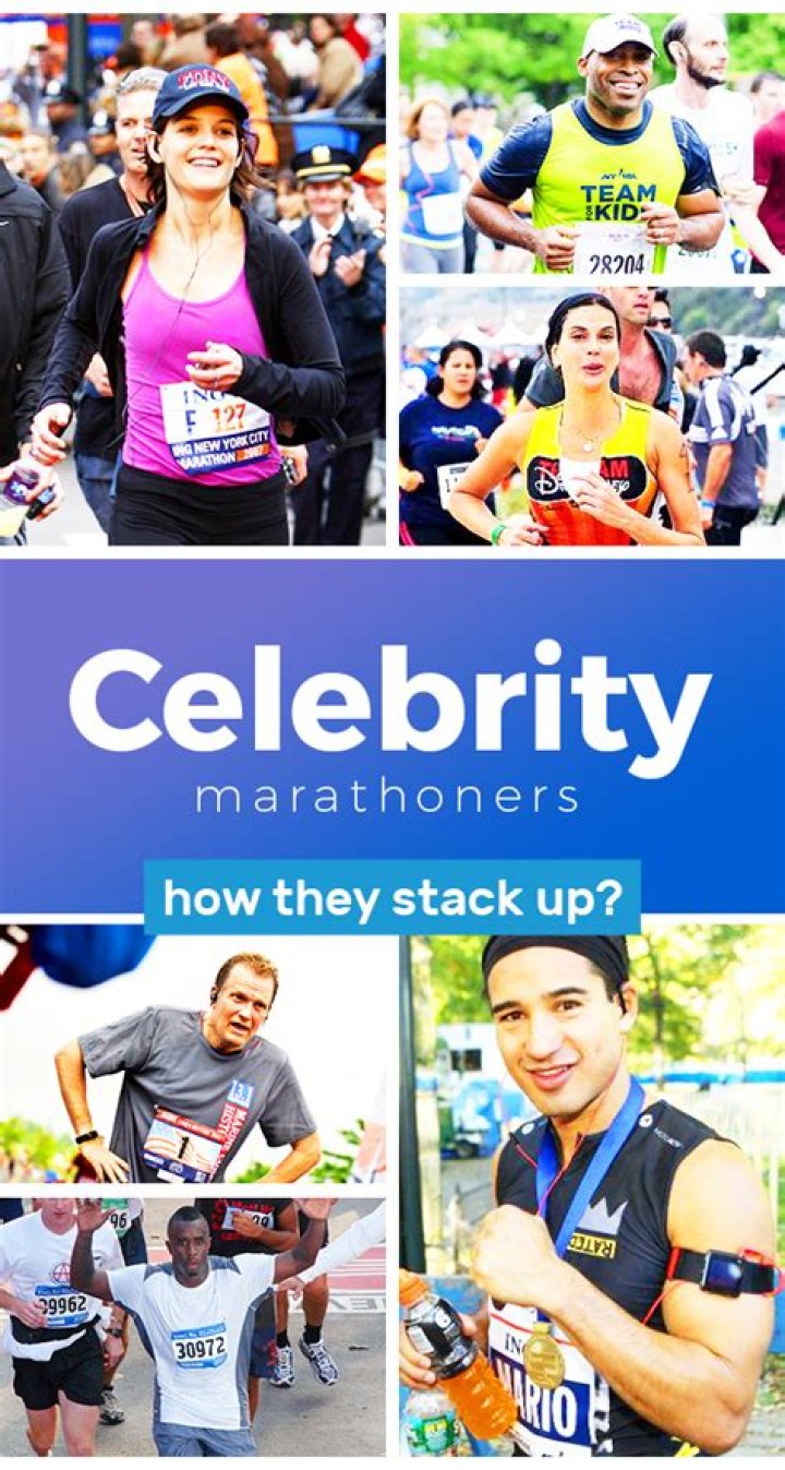 Fast and Famous: Celebrity Marathon Times