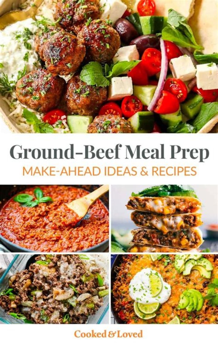 Lean Ground Beef Meal Prep