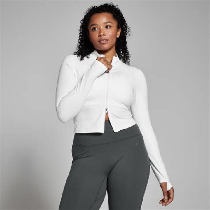 MP Women's Tempo Ultra Crop Jacket - Smoke Blue