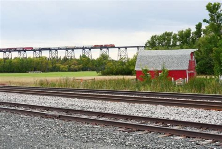 Railfanning in North Dakota: BNSF’s high bridges